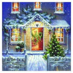 310667 Welcome Home at Christmas DES 4x4 1 xartopetsetes gia decoupage ntekoypaz