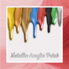 METALLIC ACRYLIC PAINT c