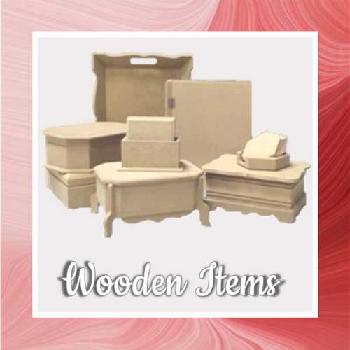 Wooden items c